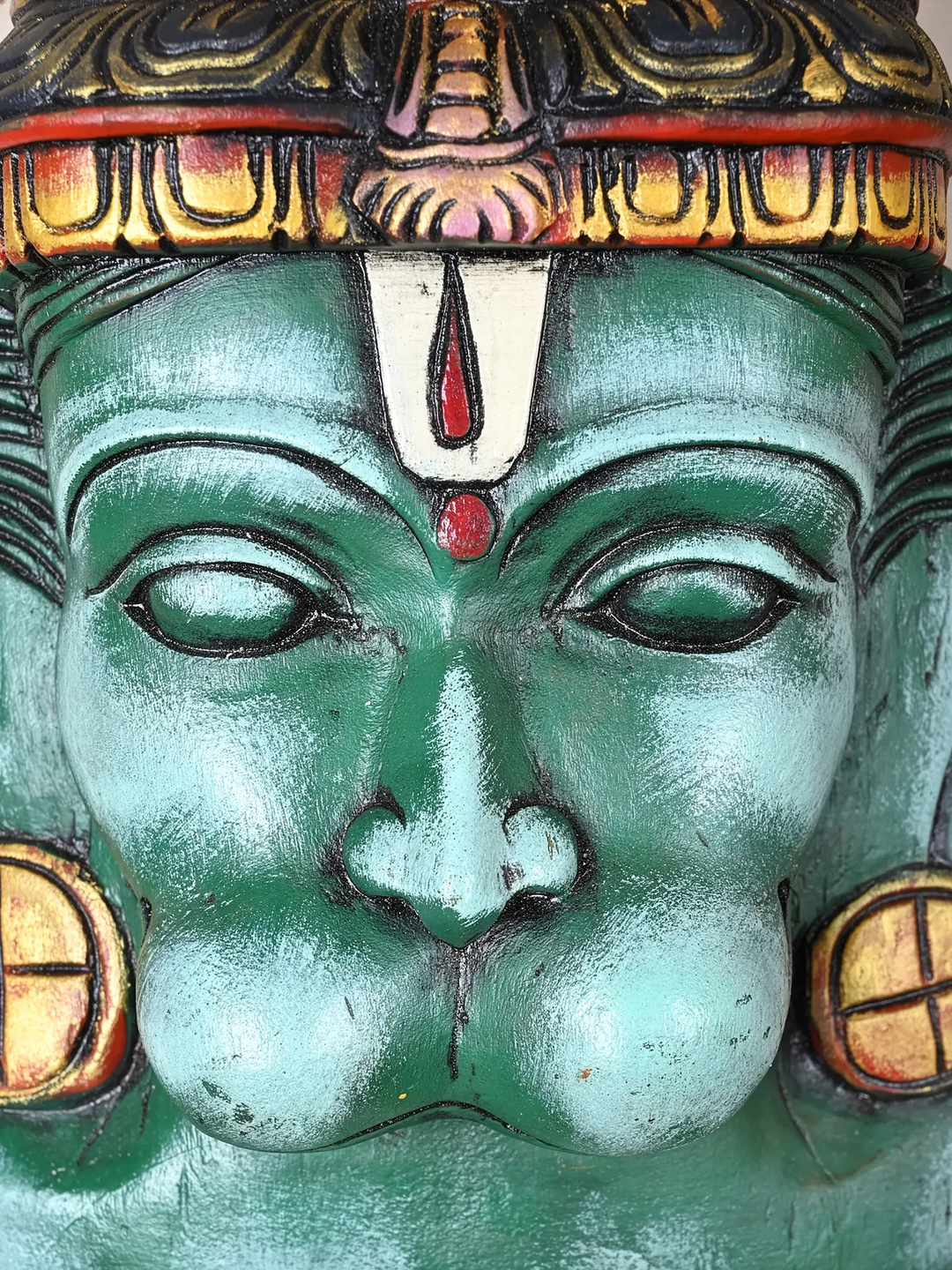 Jai hanuman face wall mount 18"