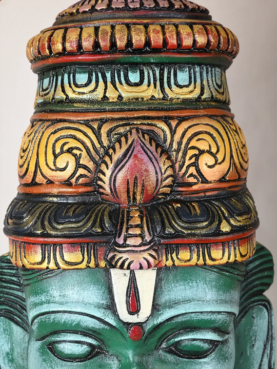 Jai hanuman face wall mount 18"