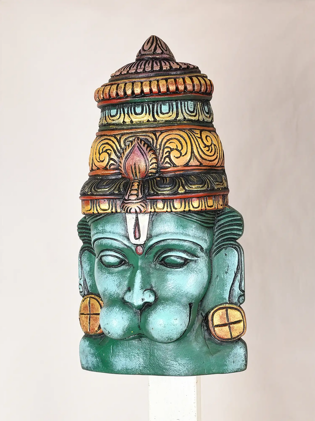Jai hanuman face wall mount 18"
