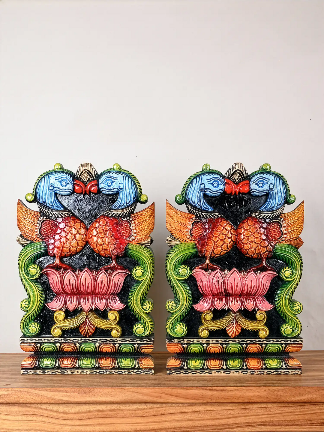 wooden Annam Pair Decorative wall mounts