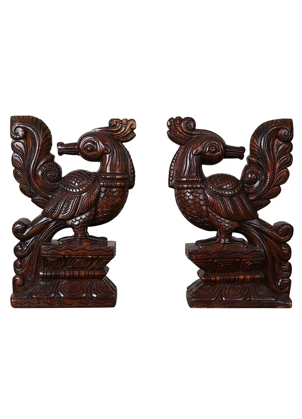 wooden pair of hamsa table top