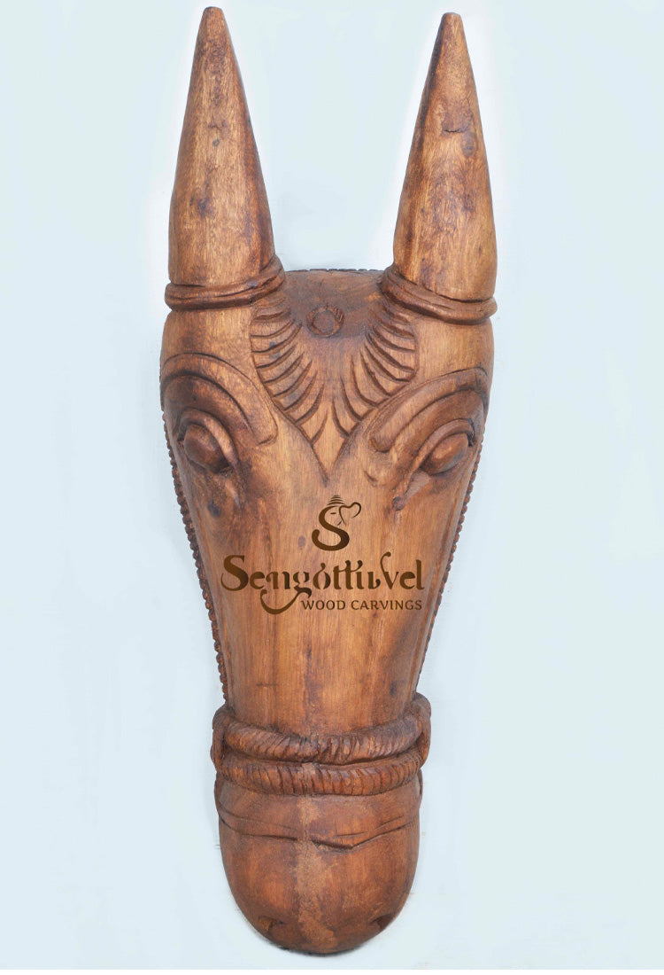 Home Decor Cow Head wooden wall mount 20"