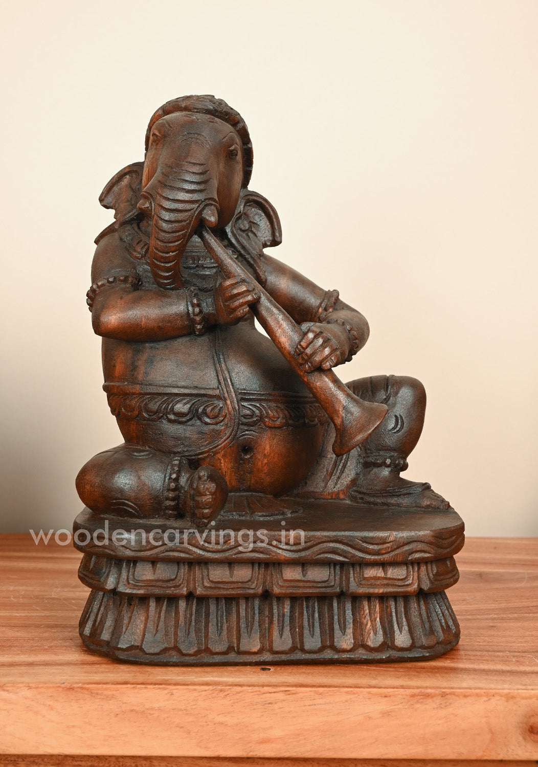 Five Set Of Cute Ganesha's Playing Musical instruments Sculpture 12"