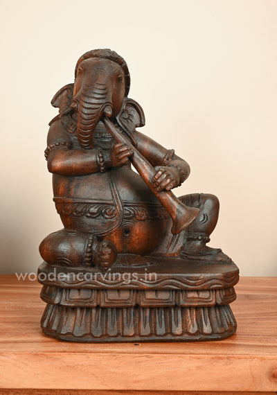 Five Set Of Cute Ganesha's Playing Musical instruments Sculpture 12"