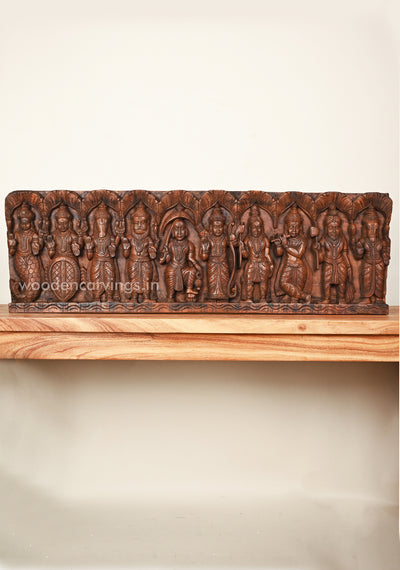 Decor For Your Home Entrances Vishnu's Dasavatar Horizontal Wall Panel 38"
