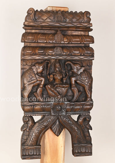 Buy Wooden Goddess GajaLakshmi Temple Kopuram Design Kaavadi 24"