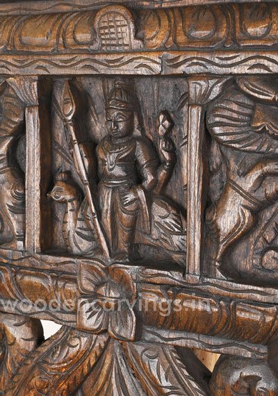 Wooden Karthikeya Kaavdi For Your Beautiful Home 24"