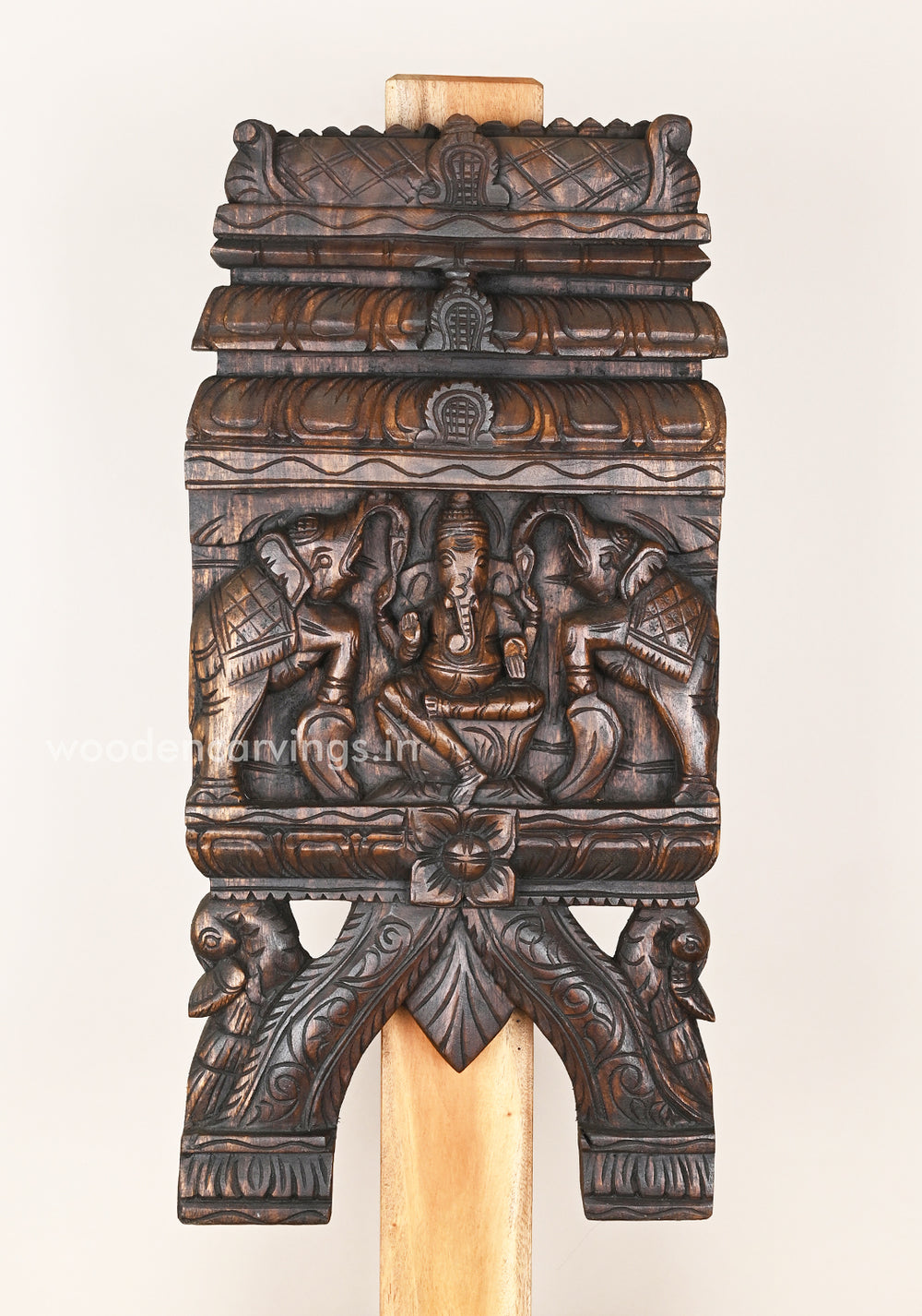 Wooden lord Ganesha Wall Mount