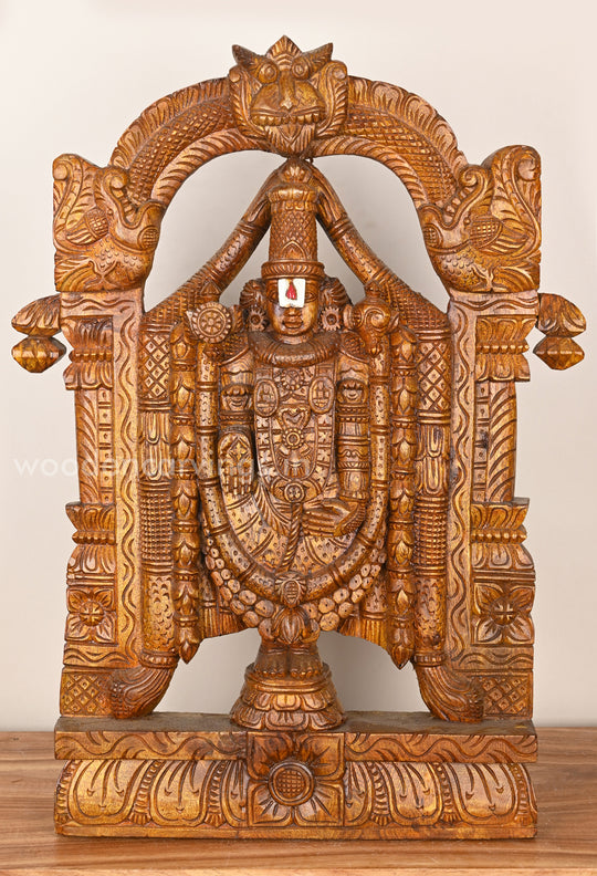 Tirumala Tirupathi (Govindha) Standing Arch Sculpture 24"