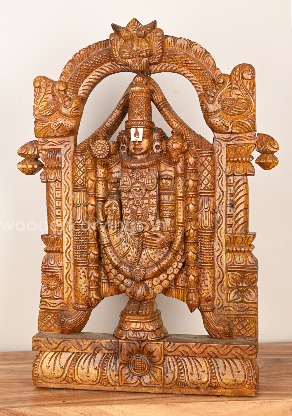 Tirumala Tirupathi (Govindha) Standing Arch Sculpture 24"