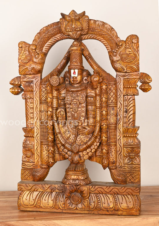 Tirumala Tirupathi (Govindha) Standing Arch Sculpture 24"