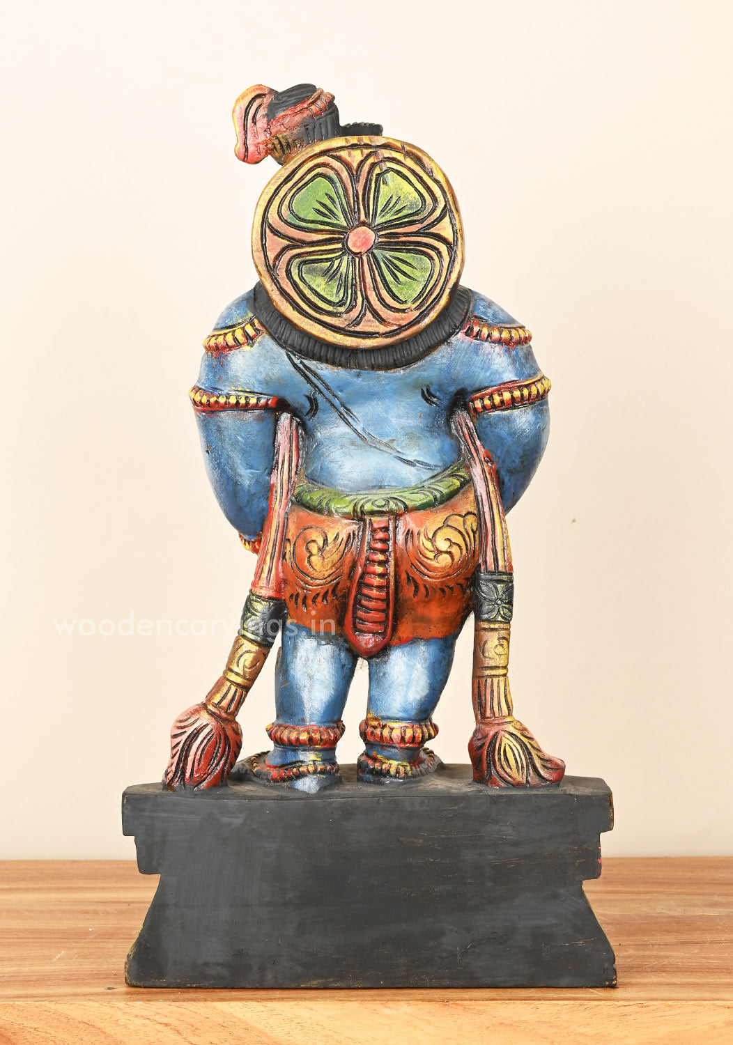 Eighth Avatar of Mahavishnu Lord Krishna Coloured Sculpture 18"