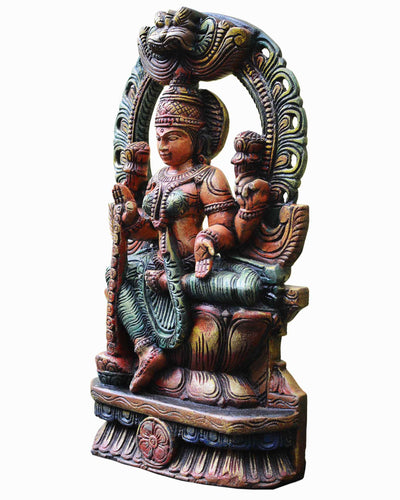 Nice looking Lakshmi devi statue 18"