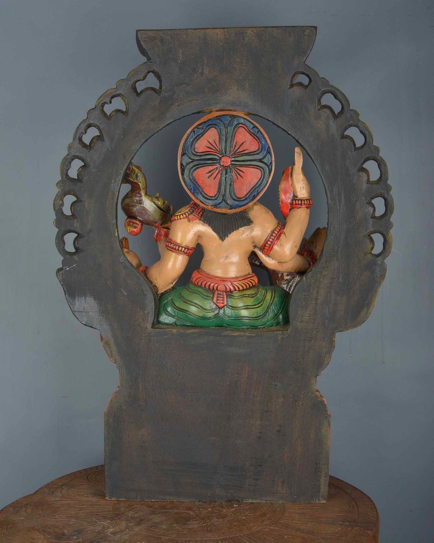 Goddess saraswathi Holding veena and Rosary statue 30"