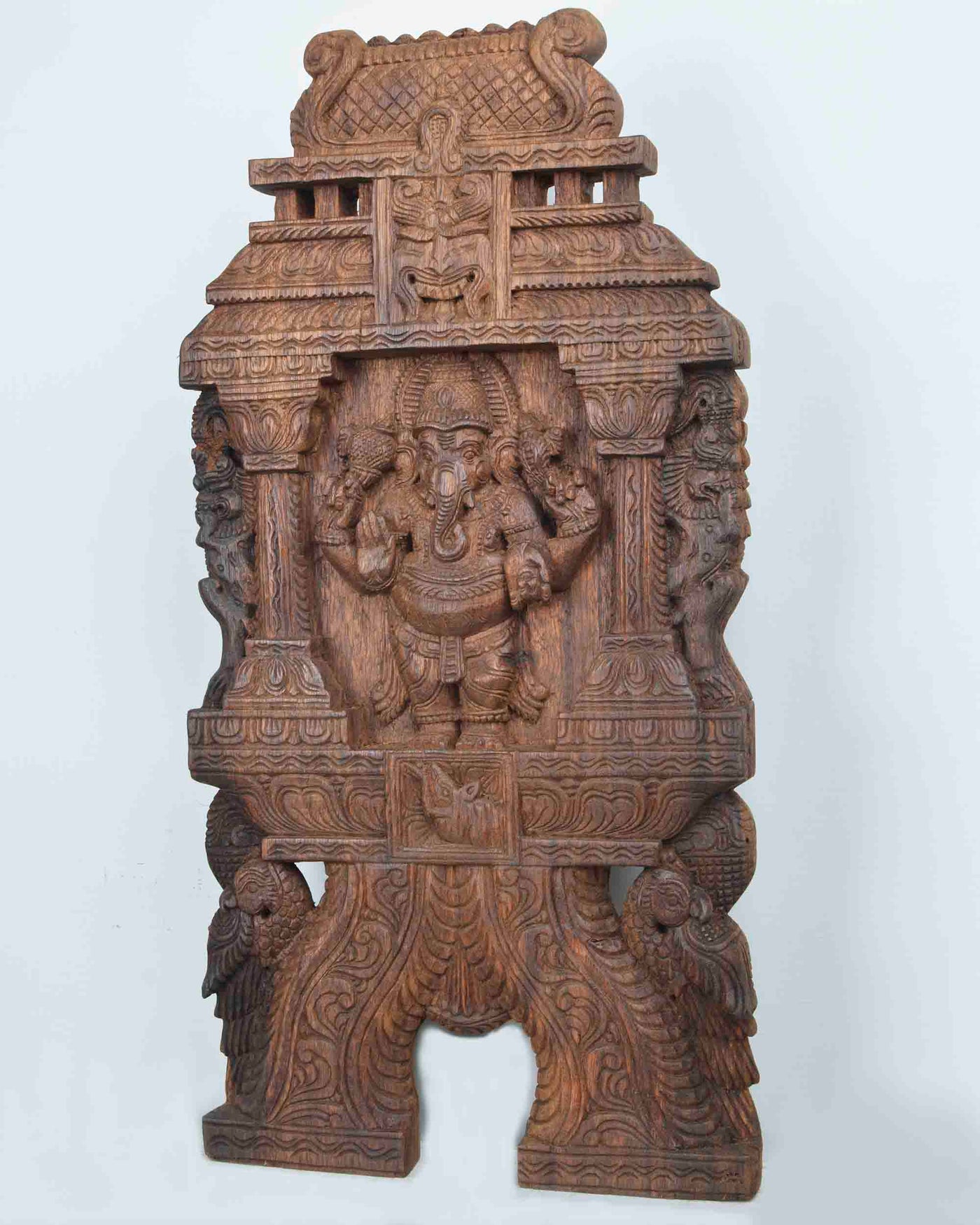 God Ganapathi kopuram kirthi mukh kavadi wall mount 24"