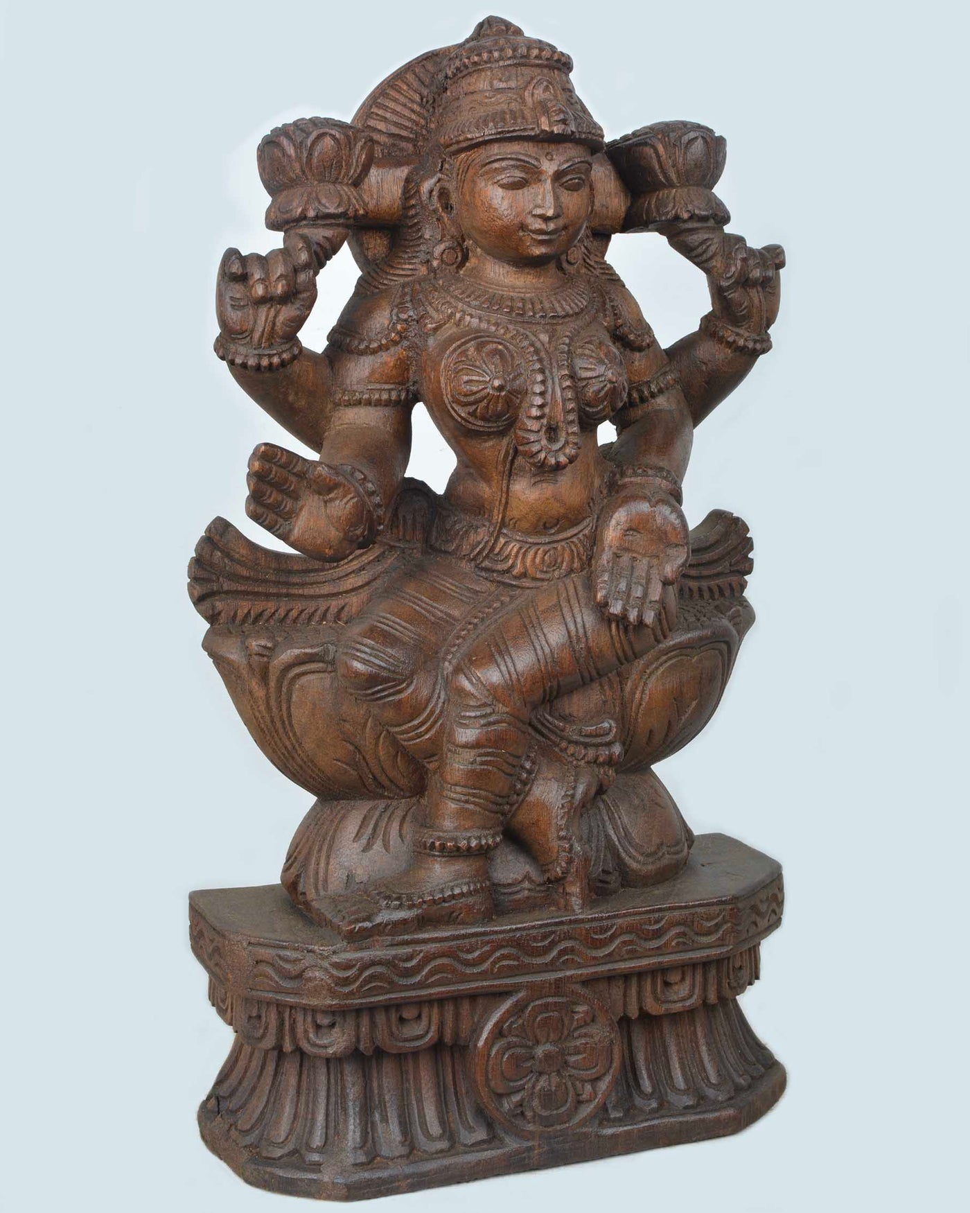 Goddess Mahalakshmi blessing abhaya mutra statue 18"