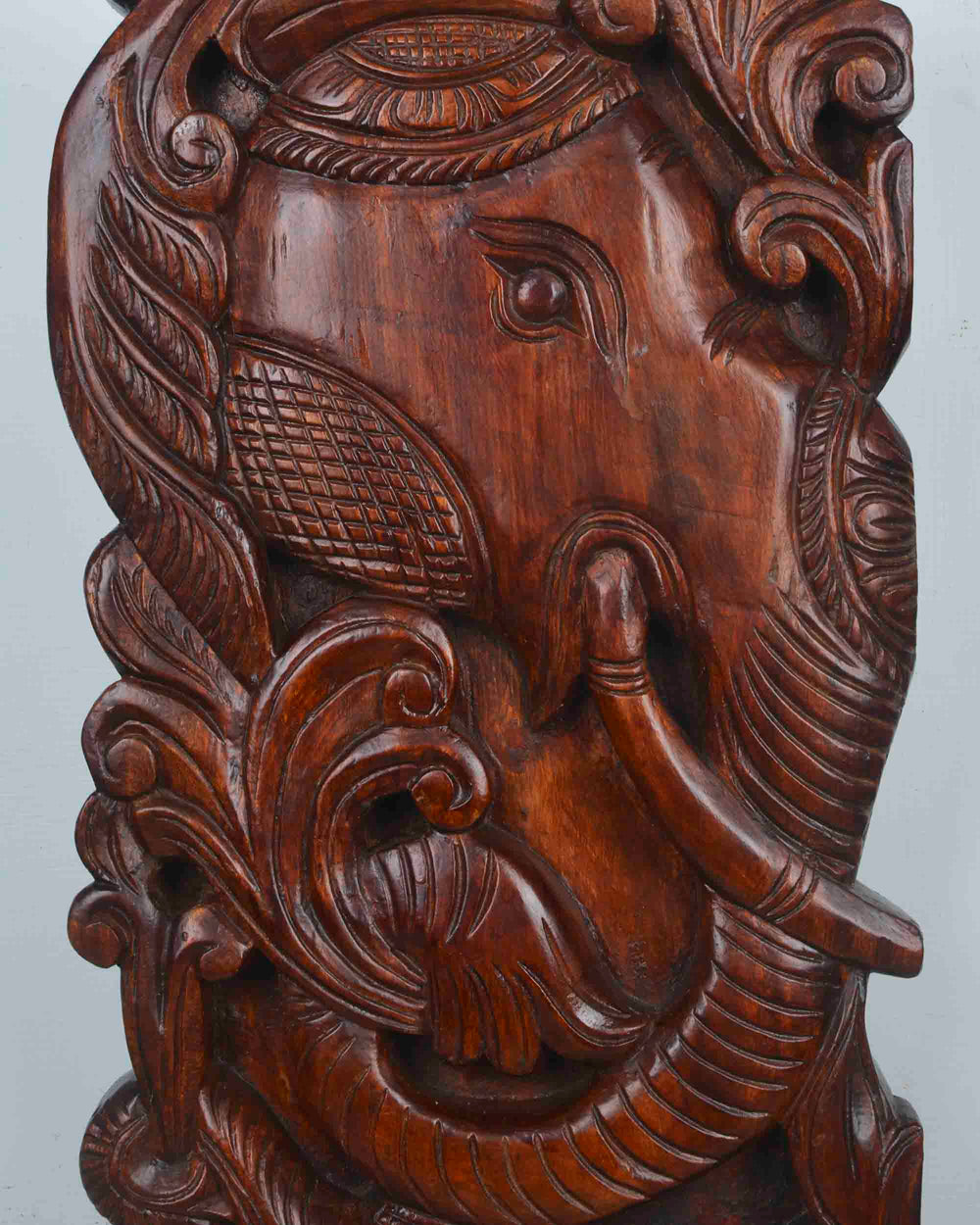 Elephant head wall wooden