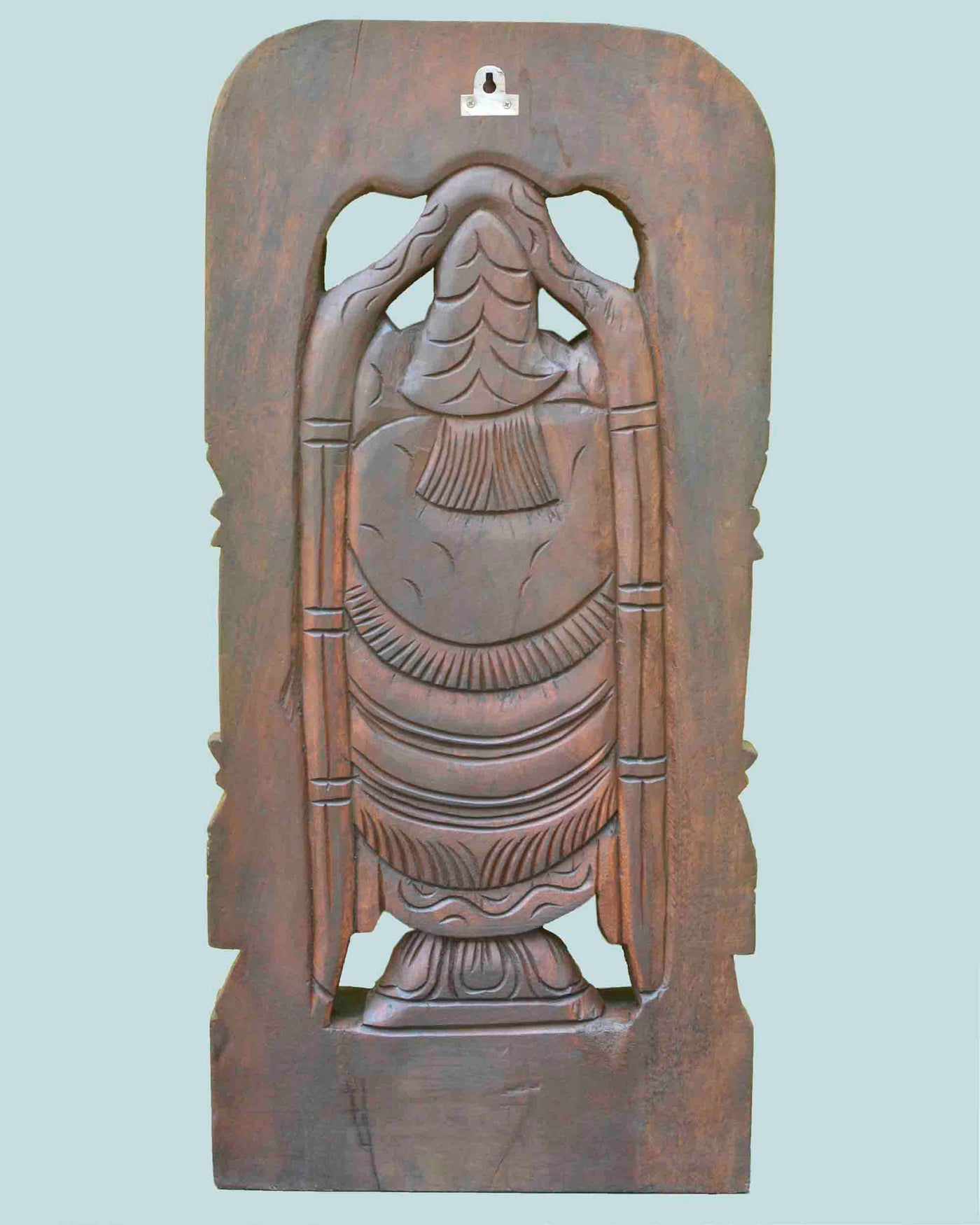 Lord Venkateshwara wooden statue 24"