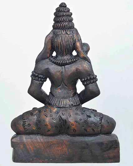 Shankara seated on Tiger skin Doing Thyana 12"