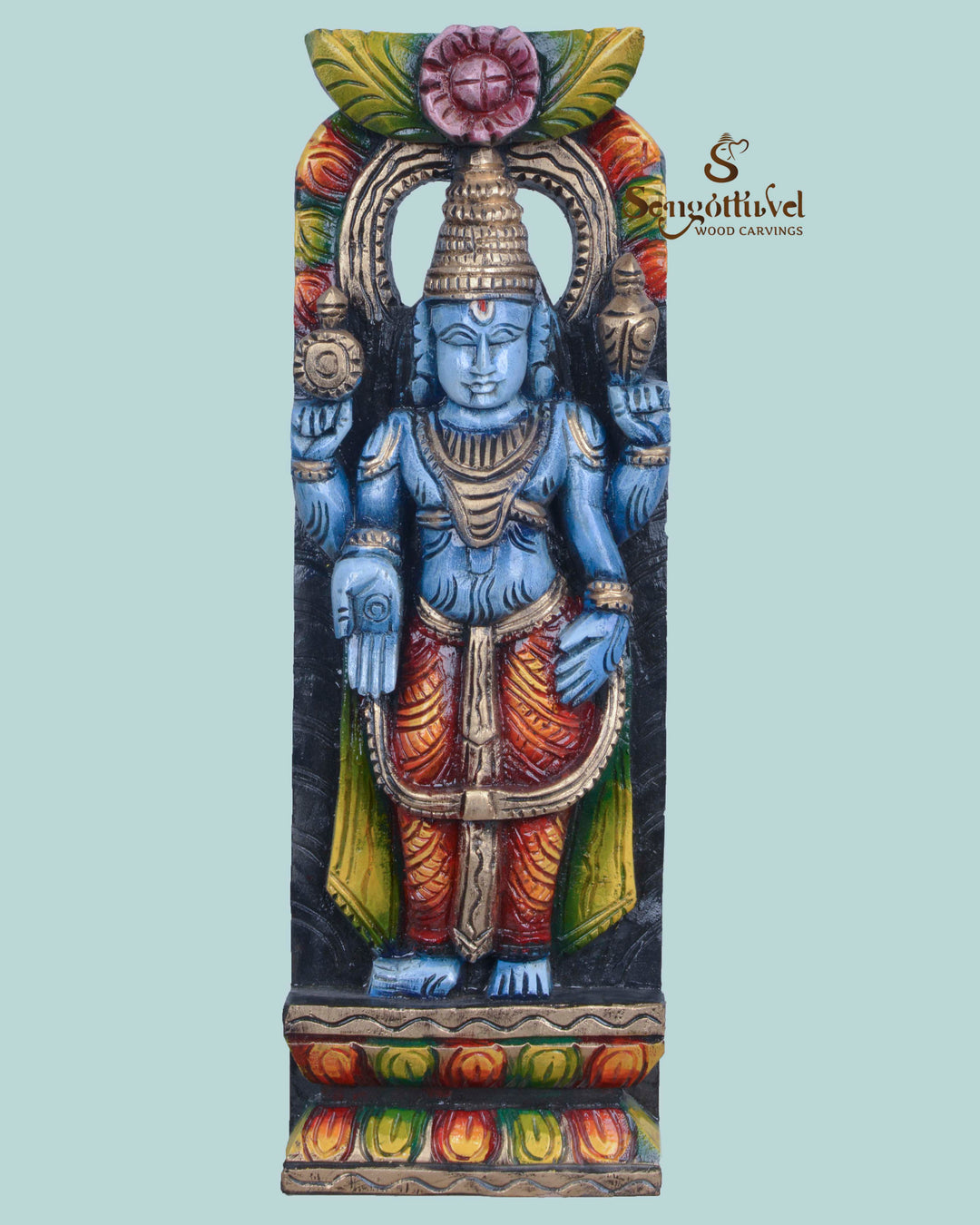  Vishnu  Traditional Wooden