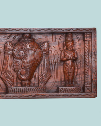 Tiruchirapalli Sri Ranganathar conch&chakra panel 48"
