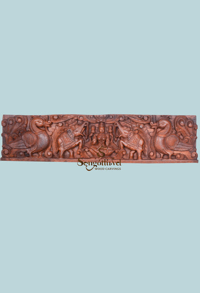 Wealthy Goddess with Annapakshi panel 48"