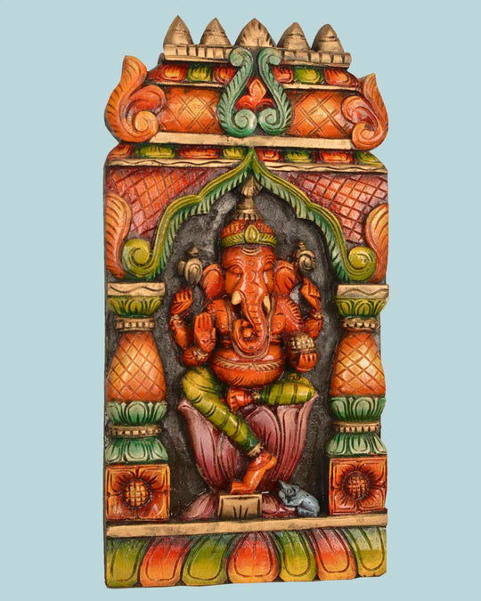 Give Success For Devotees Ganesha Wall Mount 24"
