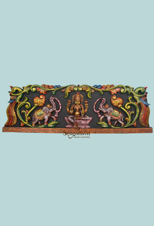 Panel of The Most Beautiful Goddess GajaLakshmi 37"
