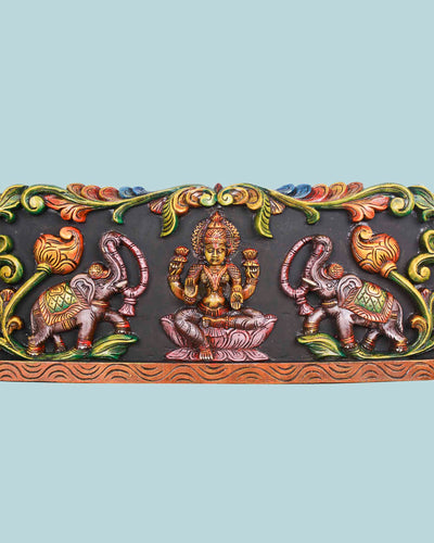 Panel of The Most Beautiful Goddess GajaLakshmi 37"