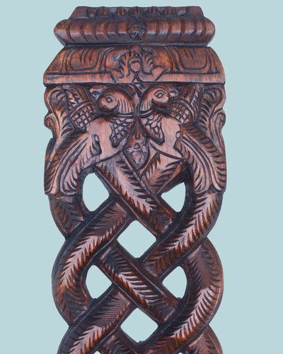 Home Decor Snake style wooden panel 36"