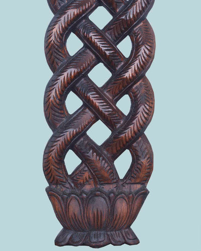 Home Decor Snake style wooden panel 36"