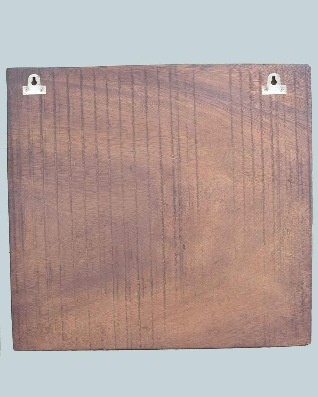 Square Design Art work of Lord Buddha Wall Mount 12"
