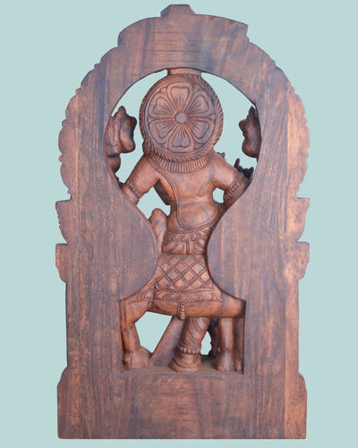 Arch Design Art work of Lord Krishna sculpture 37"