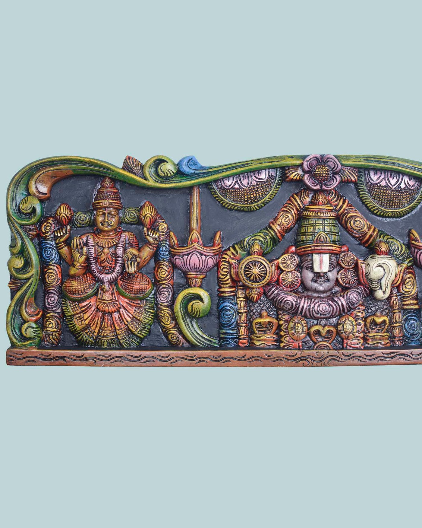 Balaji with padmavathi & Goddess Lakshmi panel 36"
