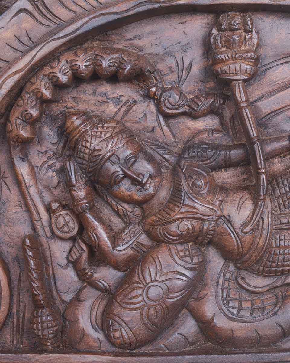 Lord Ranganathar Wooden 