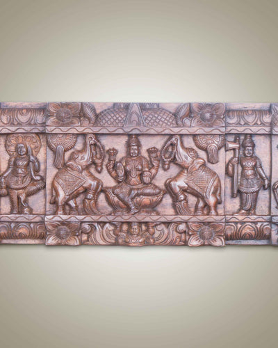 Special Art Work Of GajaLakshmi&Dasavatar panel 59"