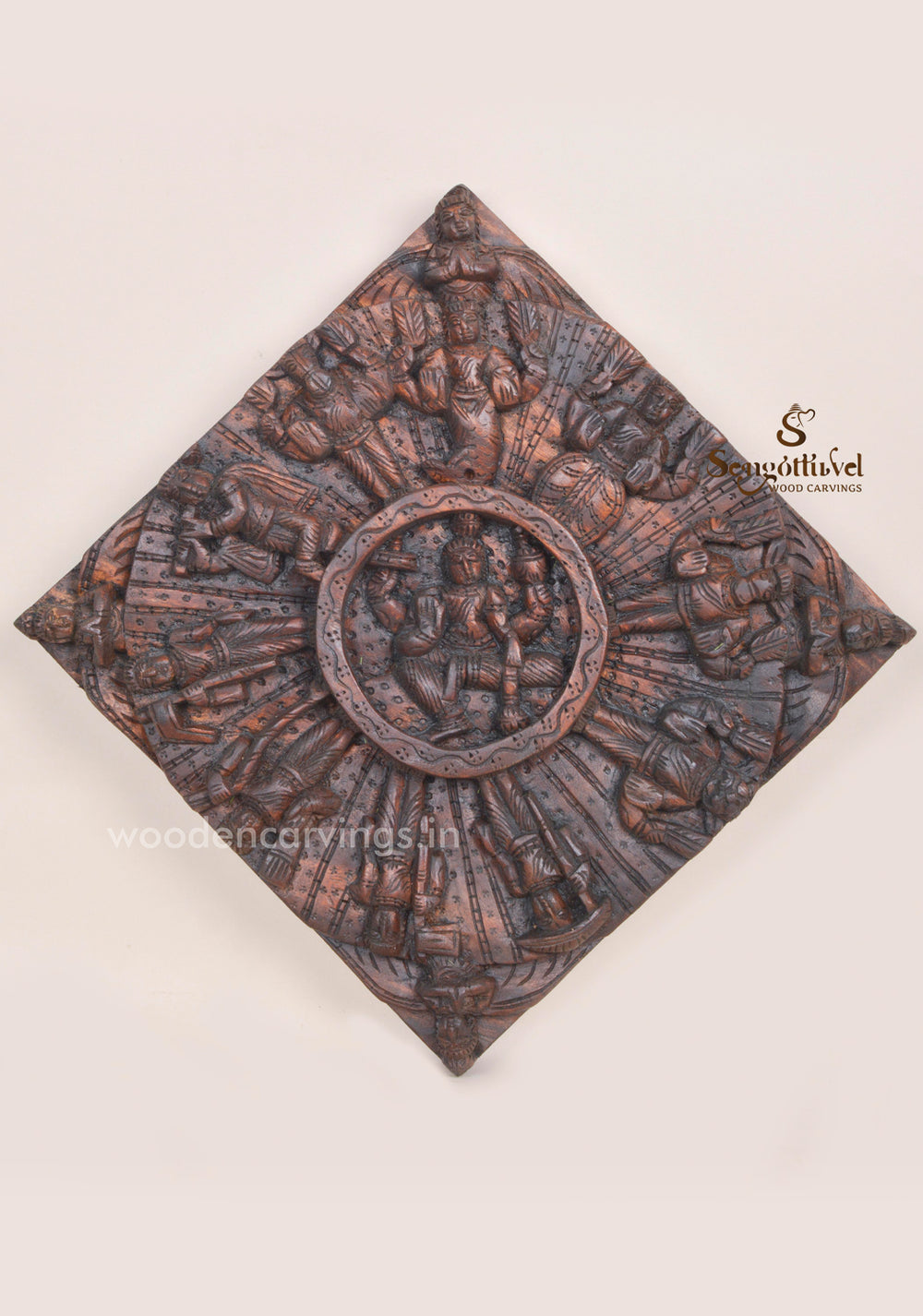 Vaagai Wood Vishnu Dasavatar 