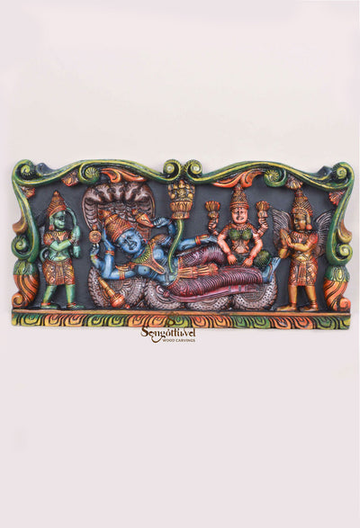 Srirangam Ranganathaswamy Reclining Wall Panel 24"