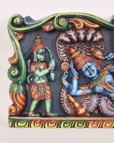 Srirangam Ranganathaswamy Reclining Wall Panel 24"