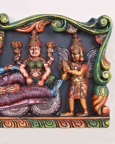 Srirangam Ranganathaswamy Reclining Wall Panel 24"