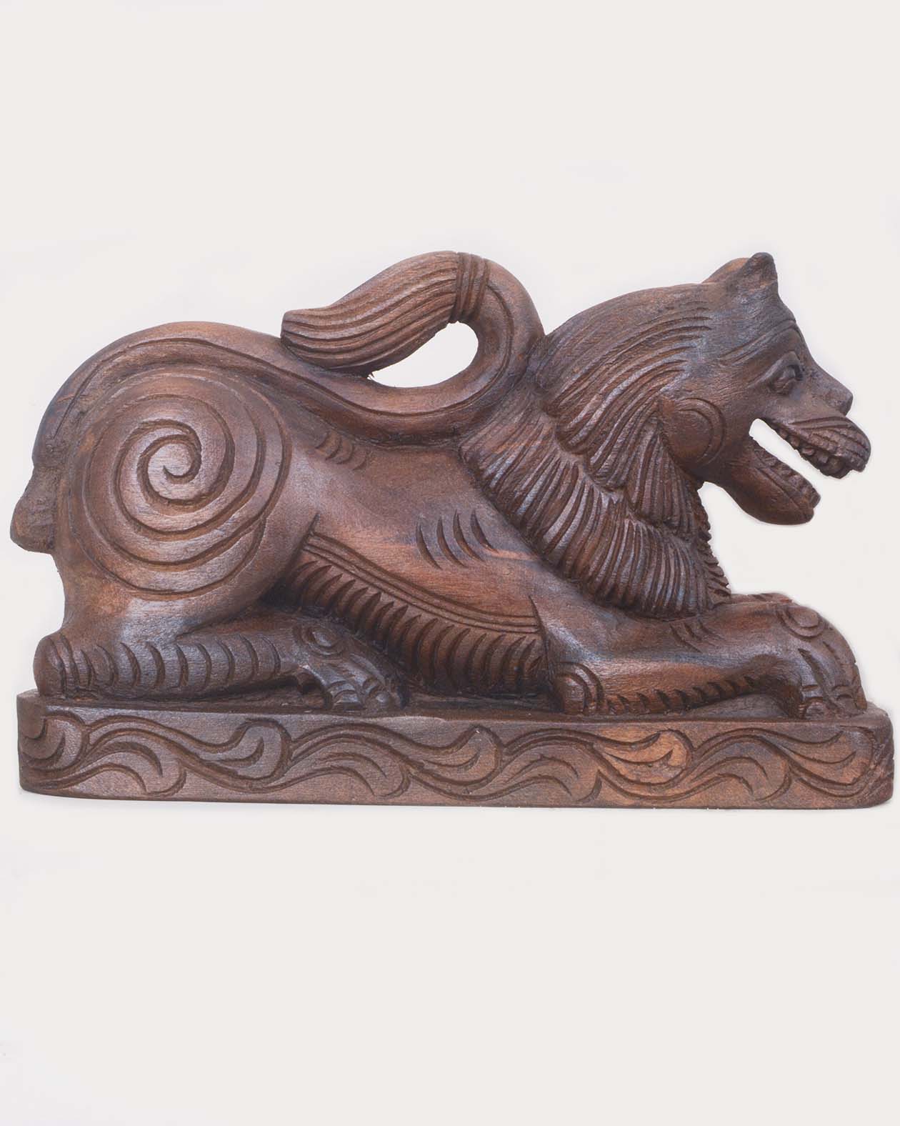 Two Paired Lion Home Decor Wall Mounts 12"