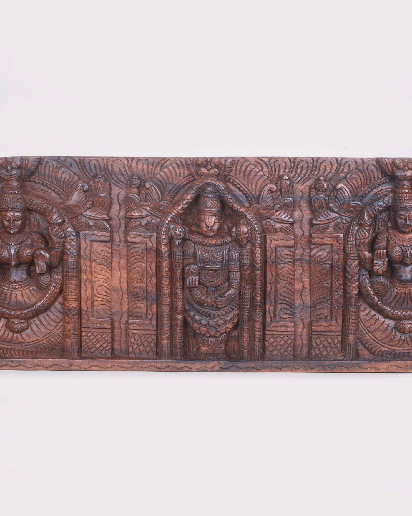 Balaji with Two consorts & Padmavathi & Lakshmi panel 48"