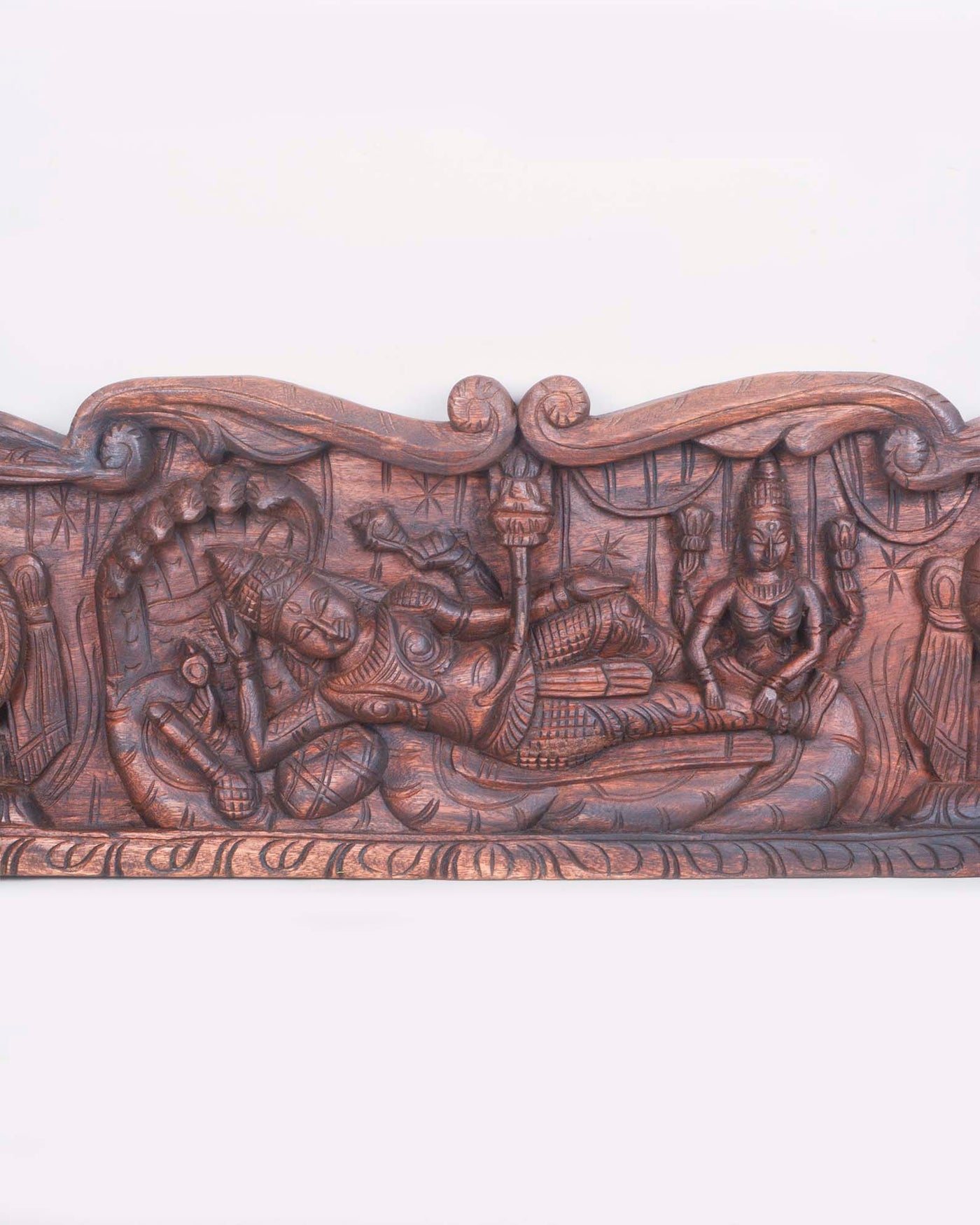 Reclining Ranganathar with Chanku Nama Chakra Panel 48.5"