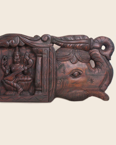 Pillar Design Ganesh,Lakshmi,Saraswathi,Elephant Panel 48"