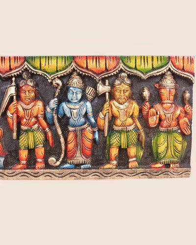 Mahavishnu Various Avatars Multicolour Wall Panel 36"