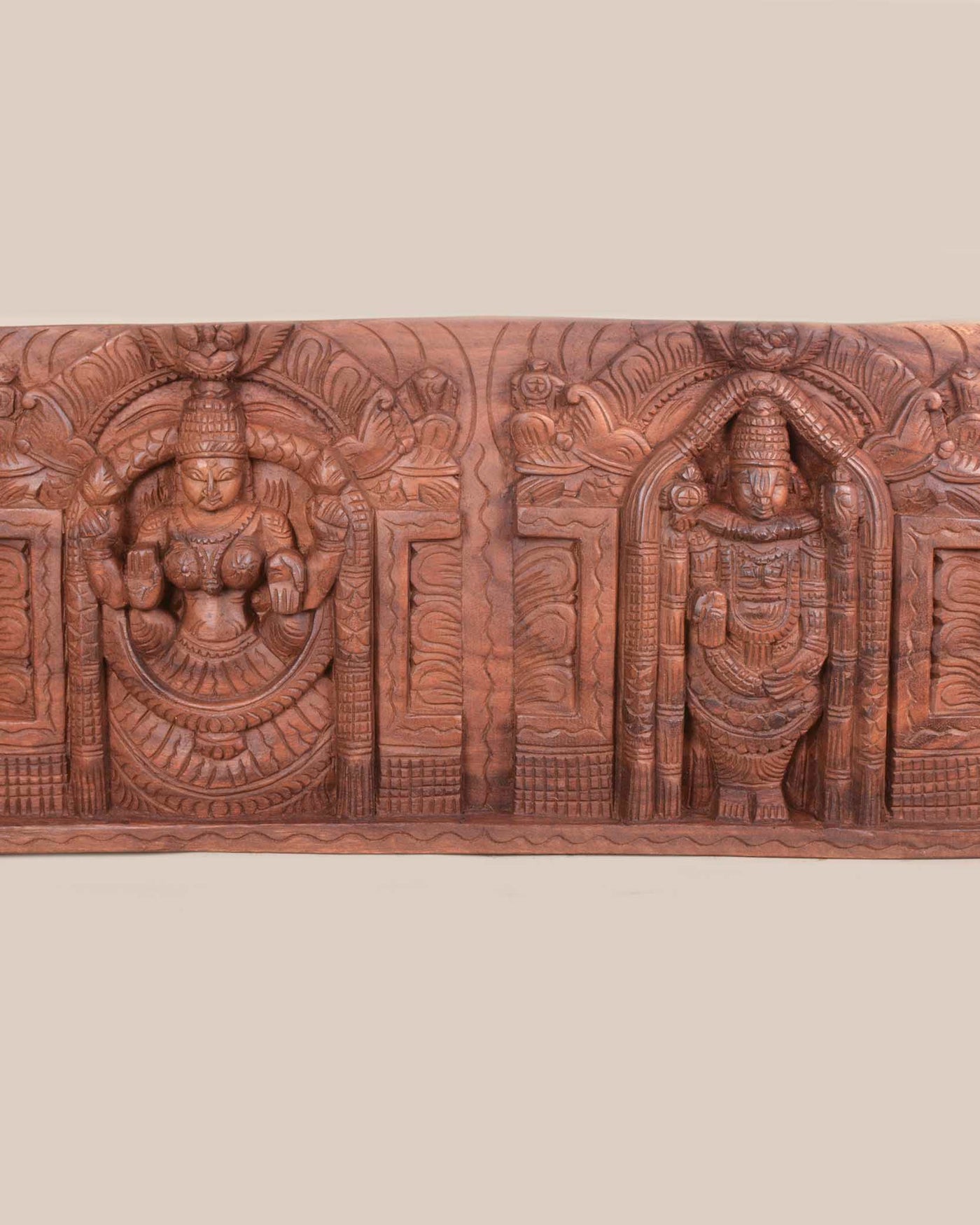 Tirupathi Balaji with Padmavathi & Conch, Chakra Wall panel 36"